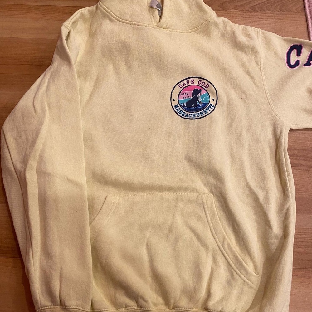 Yellow cape cod hoodie